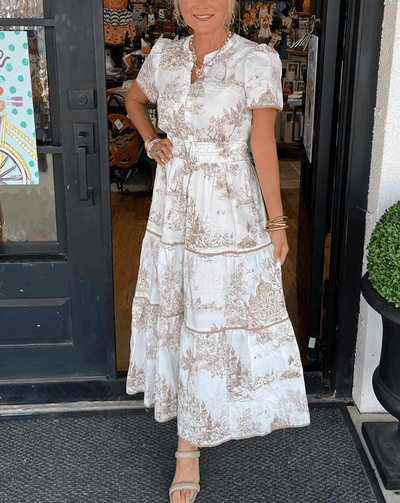 Isadora - Classic Charm Maxi Dress