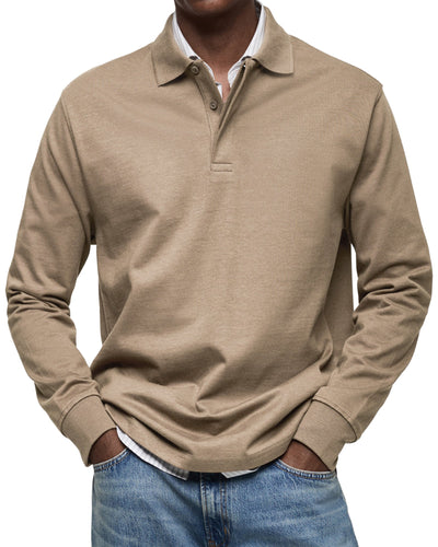 Beeckhoven™ | Casual Polo Shirt with Long Sleeves