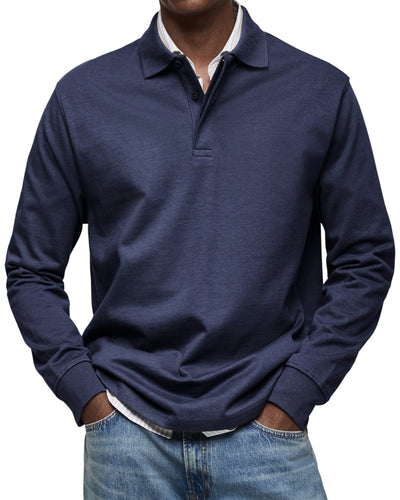 Beeckhoven™ | Casual Polo Shirt with Long Sleeves