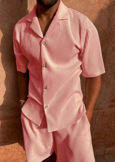 Bayshore Coastal Pleated Set