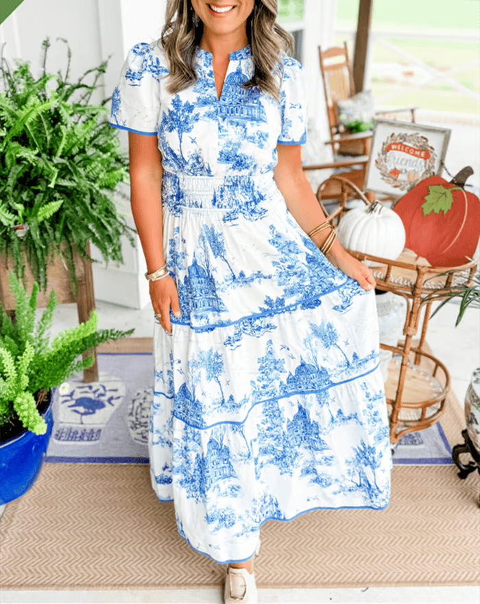 Isadora - Classic Charm Maxi Dress