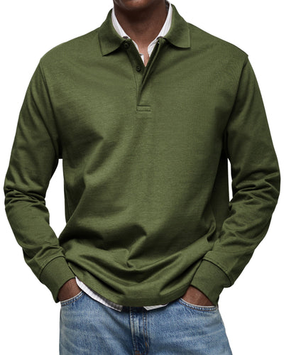 Beeckhoven™ | Casual Polo Shirt with Long Sleeves