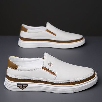 Alessio Leather Slip-On Shoes