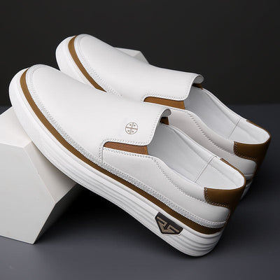 Alessio Leather Slip-On Shoes