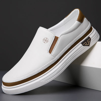 Alessio Leather Slip-On Shoes