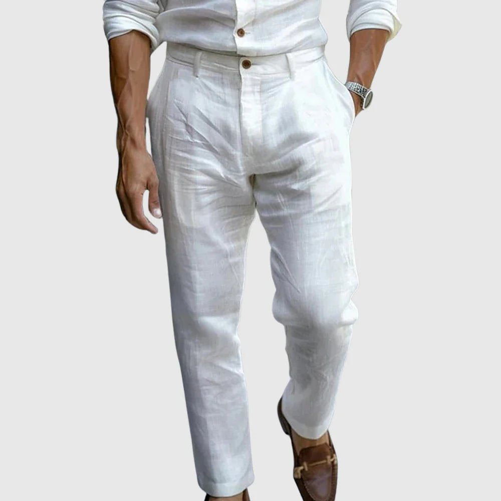 Saint Tropez Chic Linen Pants