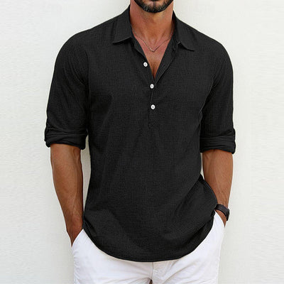 Ricardo - Men's Classic Linen Polo