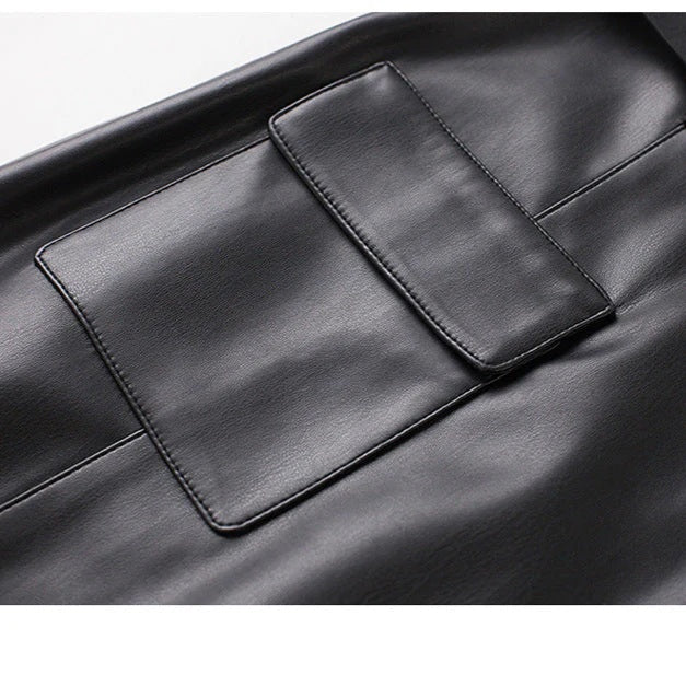 Vella Sheepskin Leather Skirt