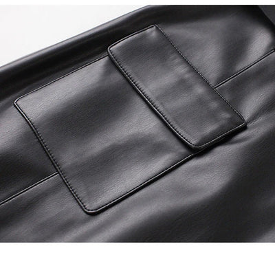 Vella Sheepskin Leather Skirt