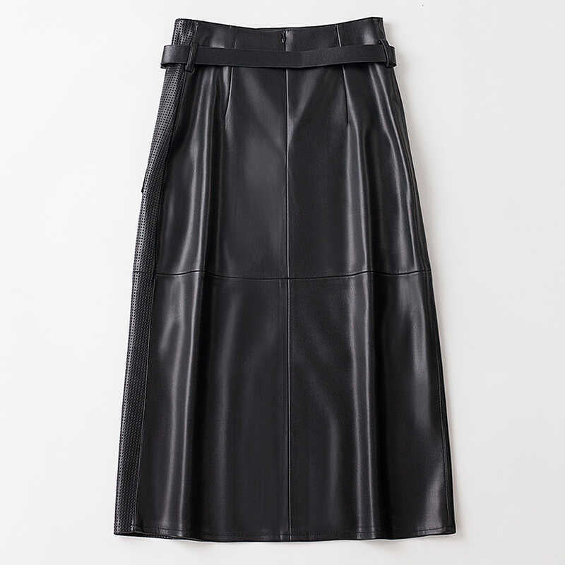 Vella Sheepskin Leather Skirt