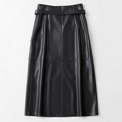 Vella Sheepskin Leather Skirt