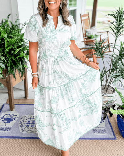Isadora - Classic Charm Maxi Dress