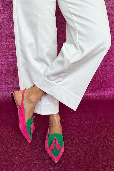 Tessa Tassel Slingbacks