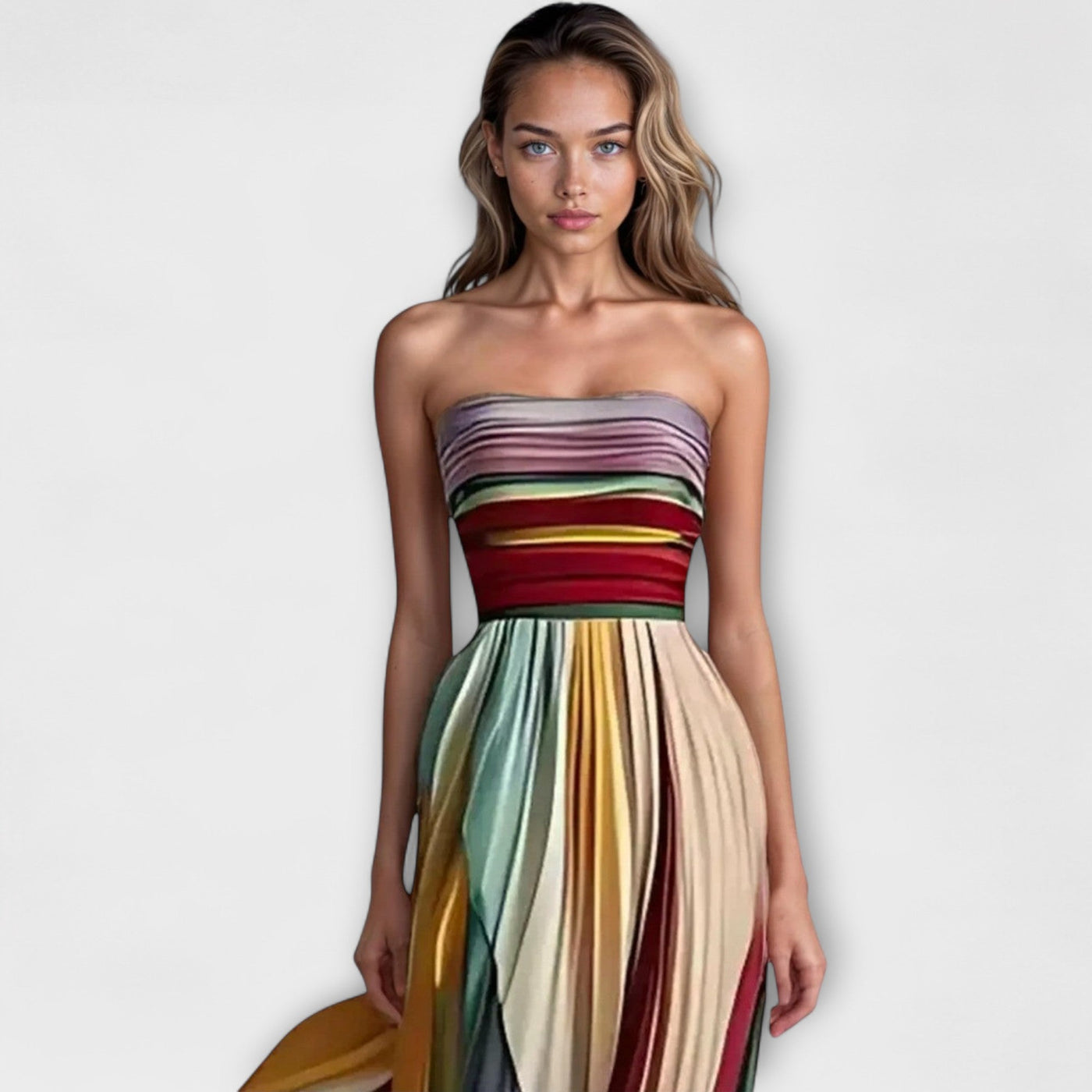 Flora - Long dress made of premium fabric